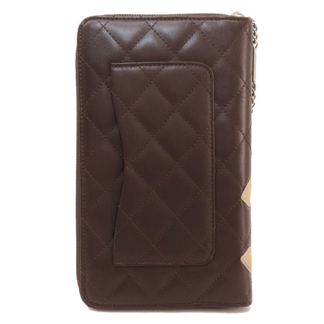 CHANEL シャネル カンボンライン 長財布（小銭入れあり） レザー 