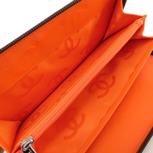 CHANEL シャネル カンボンライン 長財布（小銭入れあり） レザー  