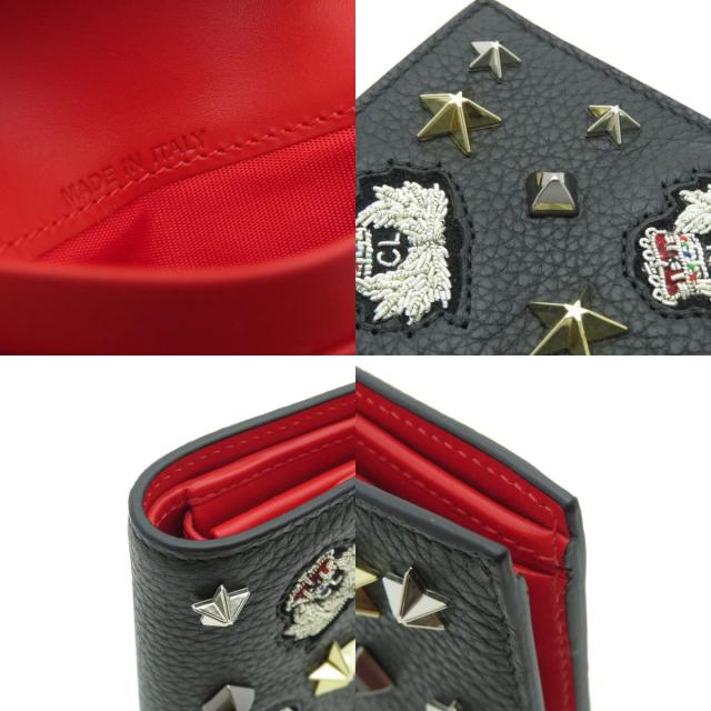 Christian Louboutin クリスチャンルブタン スタッズモチーフ 二つ折り  