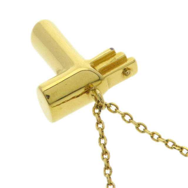 LOUIS VUITTON ルイヴィトン M61075 LV&ME T モチーフ ネックレス 金属  