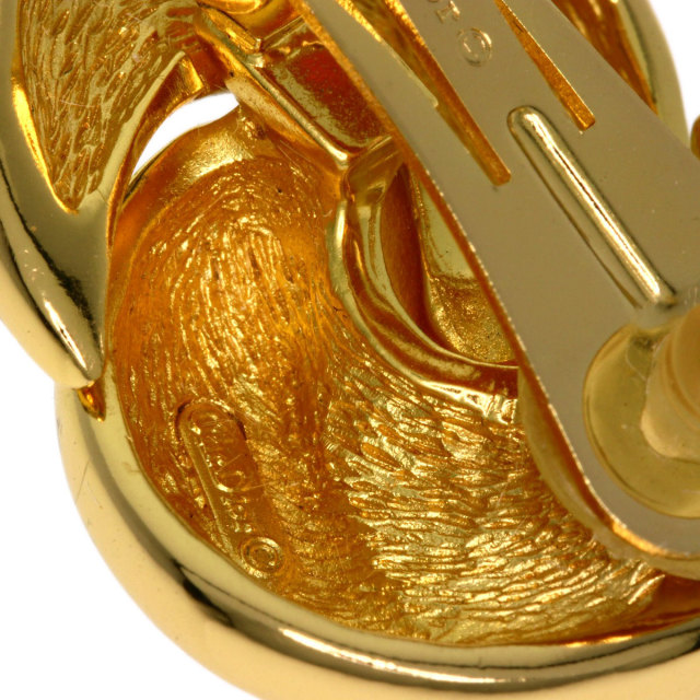 CHRISTIAN DIOR クリスチャンディオール アンティーク イヤリング 金属  