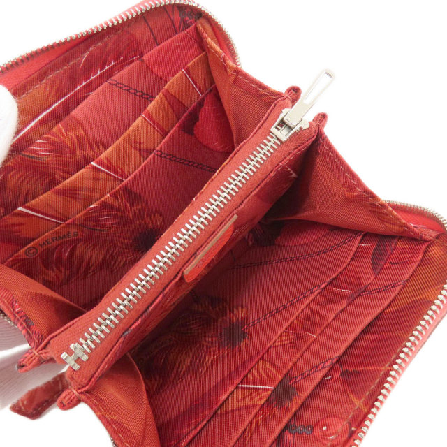 HERMES エルメス アザップシルクインコンパクト ローズジャイプール  