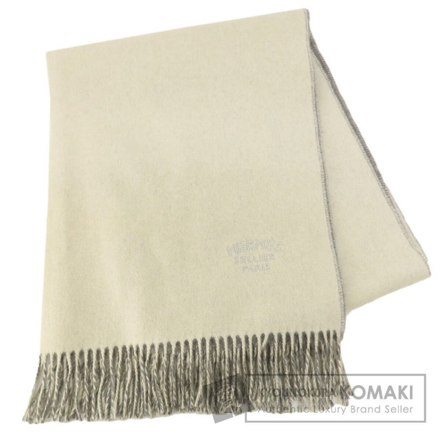 HERMES エルメス ロゴ マフラー カシミヤ レディース ブランド京