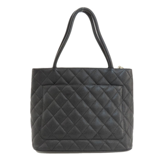 CHANEL シャネル 復刻トート シルバー金具 トートバッグ キャビア  