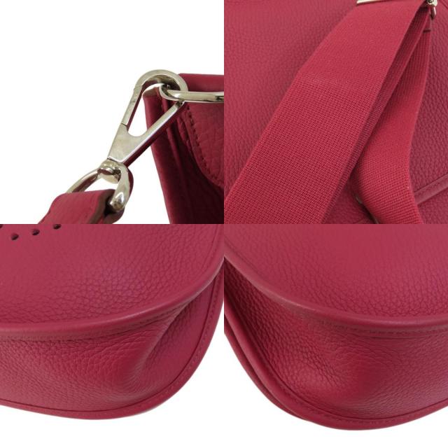 HERMES エルメス エブリン3 PM ルビー シルバー金具 ショルダーバッグ 