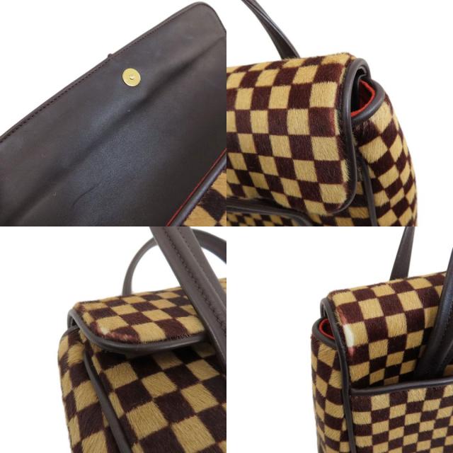 LOUIS VUITTON ルイヴィトン M92131 ダミエソバージュ ライオン ハラコ  