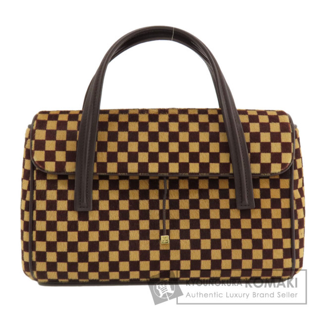 LOUIS VUITTON ルイヴィトン M92131 ダミエソバージュ ライオン ハラコ  