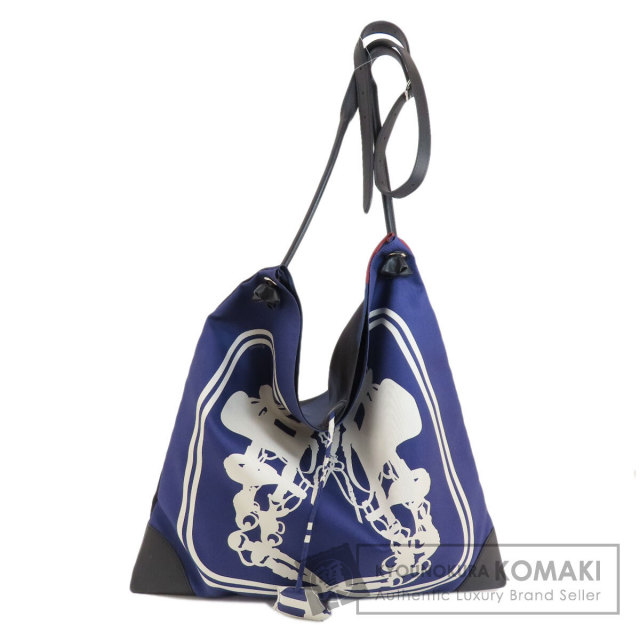 HERMES エルメス シルキーシティ ショルダーバッグ シルク レディース 