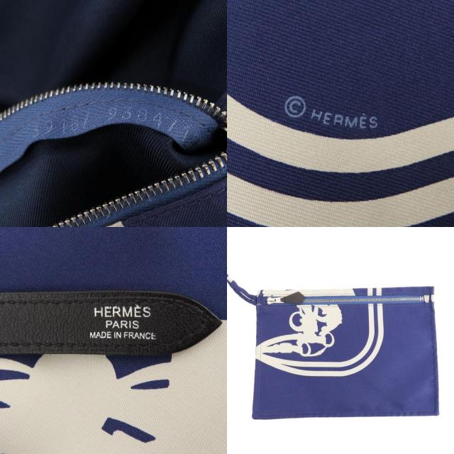 HERMES エルメス シルキーシティ ショルダーバッグ シルク レディース