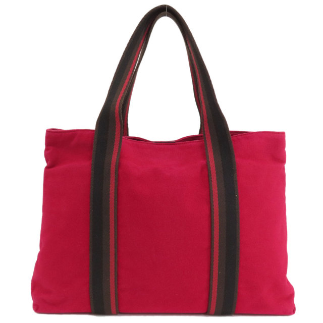 HERMES エルメス トロカホリゾンタルMM トートバッグ キャンバス  