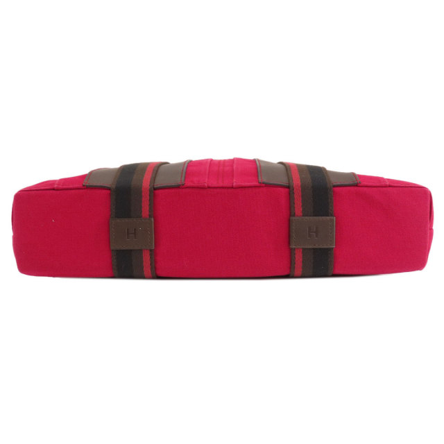 HERMES エルメス トロカホリゾンタルMM トートバッグ キャンバス  