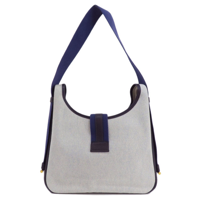 HERMES エルメス サコ ゴールド金具 ショルダーバッグ トワルアッシュ 
