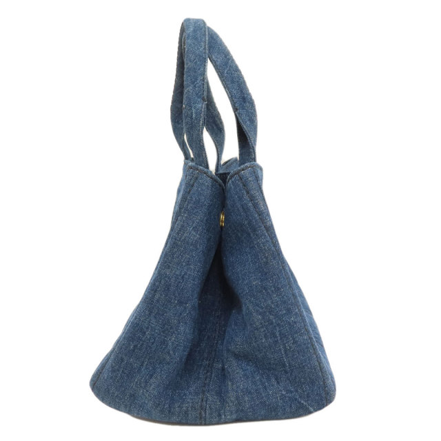 PRADA プラダ B1877B カナパ トートバッグ デニム レディース [中古 