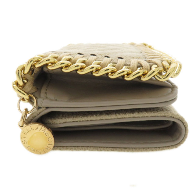新品未使用！STELLA McCARTNEY ベージュ三つ折り財布 ステラマッカートニー Stella McCartney 三つ折り財布ファラベラ