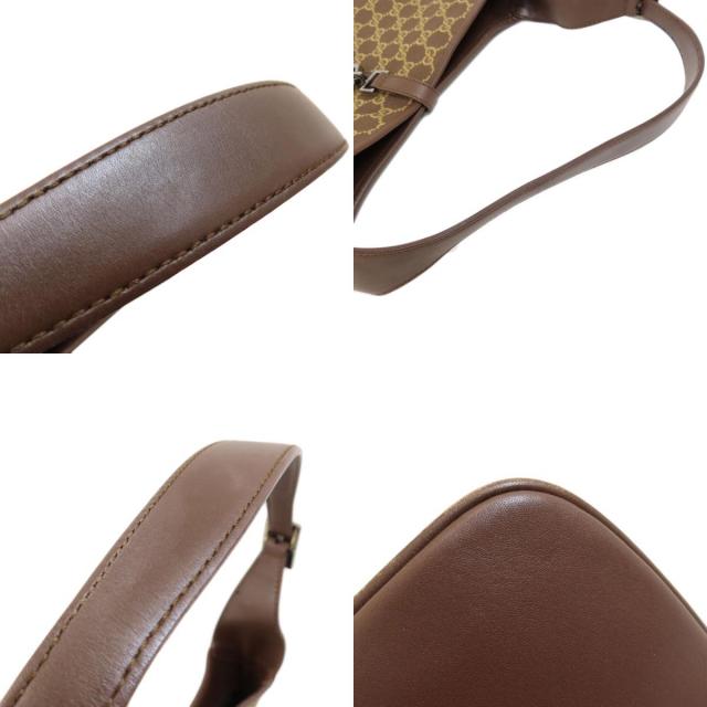 GUCCI ブラウン レザー ワンショルダー バッグ GUCCI グッチ グッチシマ ショルダーバッグ ワンショルダー GGツインズ