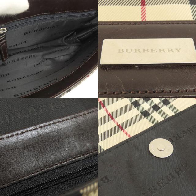BURBERRY バーバリー ノバチェック ショルダーバッグ キャンバス