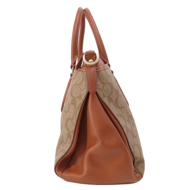 COACH コーチ F34617 シグネチャー 2WAY ハンドバッグ PVC レディース