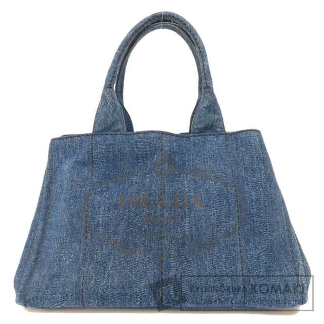 PRADA プラダ B1877B カナパ トートバッグ デニム レディース