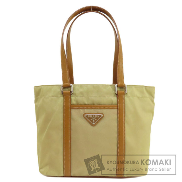PRADA プラダ BR2288 ロゴ金具 ハンドバッグ ナイロン素材 レディース