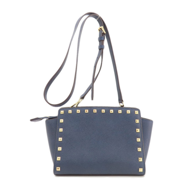 Michael Kors マイケルコース スタッズ ショルダーバッグ レザー  