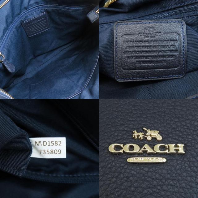 コーチ レザー F35809 2way ハンドバッグ COACH コーチ F35809 ロゴ 2WAY ショルダーバッグ レザー