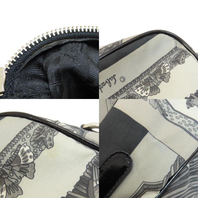 美品　サルヴァトーレフェラガモ　アニマル柄　クロスボディバッグ　レザー Salvatore Ferragamo サルヴァトーレフェラガモ アニマル