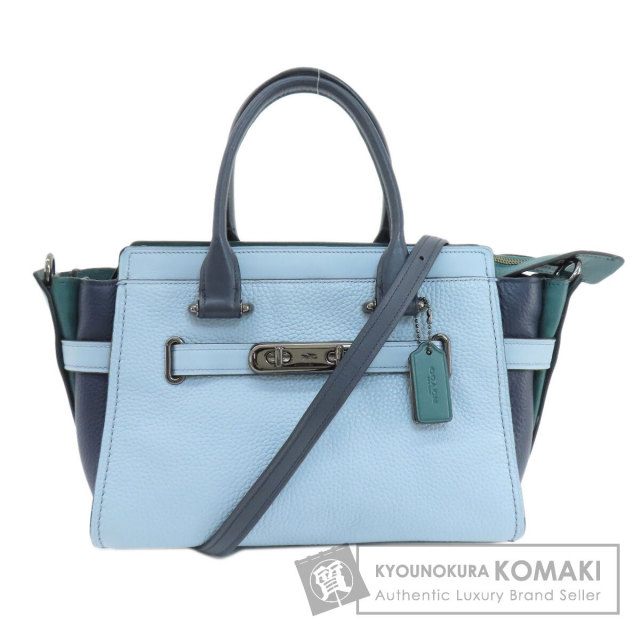 COACH コーチ 12120 スワッガー27 2WAY ハンドバッグ レザー 
