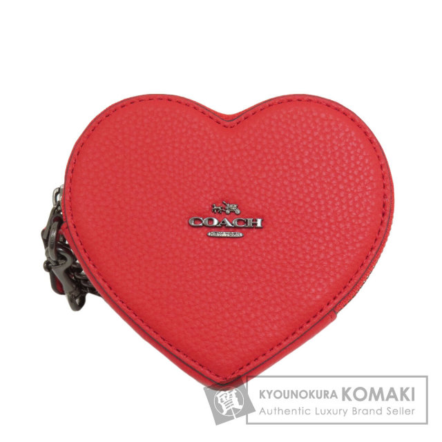 COACH コーチ F25800 ハート型 コインケース レザー レディース 