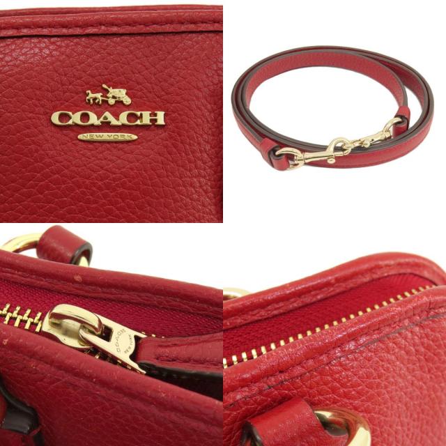 COACH ブラックレザー 2wayハンドバッグ 33735 LIBLK COACH コーチ 33735 2WAY ハンドバッグ レザー レディース