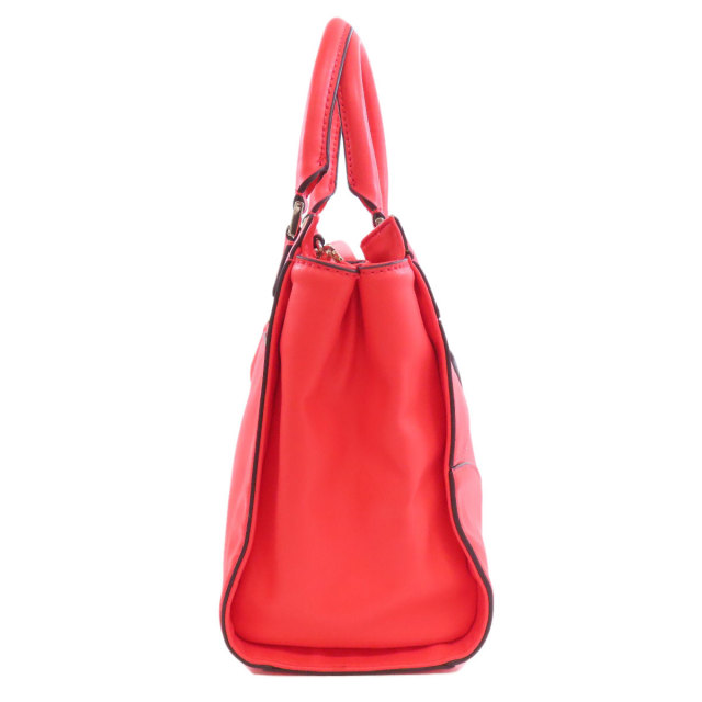 未使用品 GUESS ゲス ハンドバッグ レザー レッド ナイロン レディース Guess ゲス 2WAY ハンドバッグ レザー レディース ブランド京の