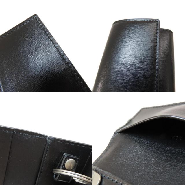 レア✨GUCCI ハート型♡コンパクトミラー レザーケース 小物 レディース GUCCI グッチ 435305 ロゴ キーケース レザー レディース