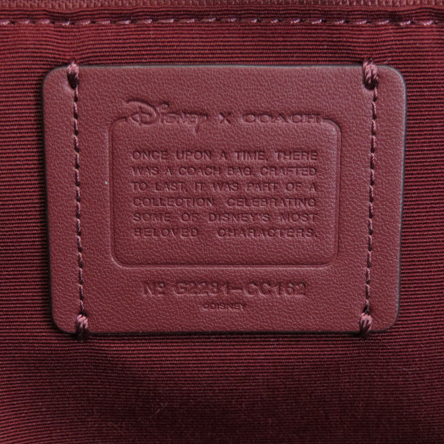 COACH】コーチ ディズニー コラボ コーティングキャンバス