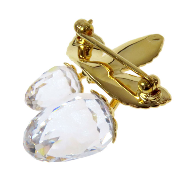 SWAROVSKI スワロフスキー イチゴ ブローチ クリスタル/金属製 レディース