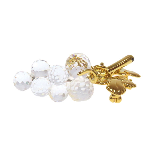 SWAROVSKI スワロフスキー ブドウ ブローチ クリスタル/金属製 レディース