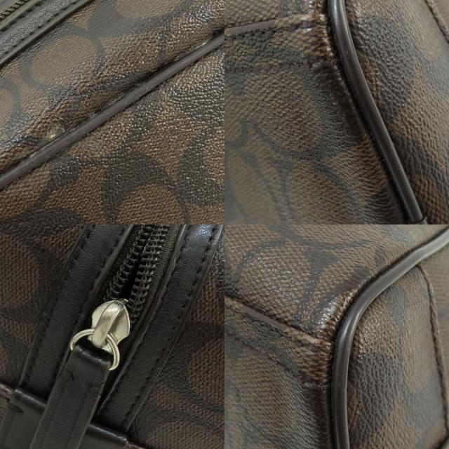 COACH コーチ F93310 シグネチャー セカンドバッグ PVC レディース  