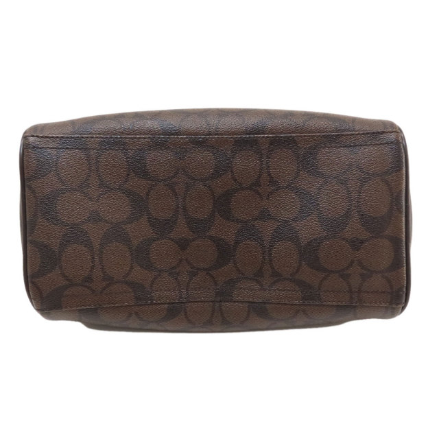 COACH コーチ F93310 シグネチャー セカンドバッグ PVC レディース  