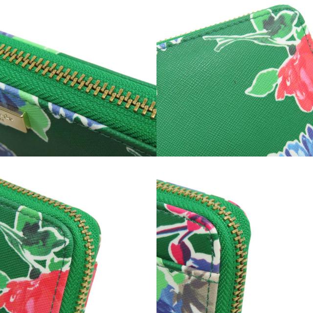 kate spade ケイトスペード ラウンドファスナー フラワー 長財布