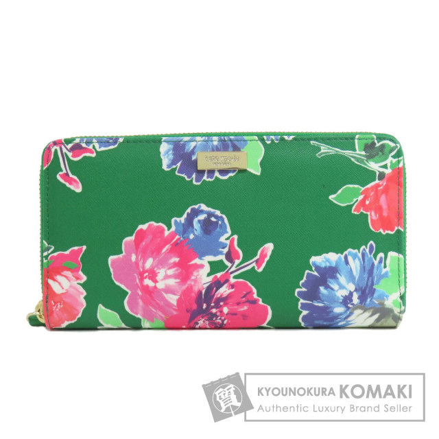 kate spade ケイトスペード ラウンドファスナー フラワー 長財布（小銭 
