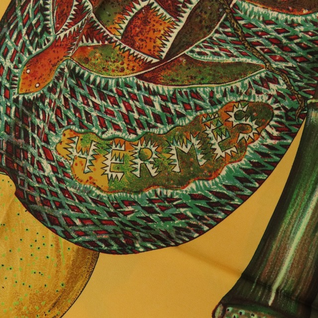 HERMES エルメス カレ90 JARDIN CREOLE クレオルの楽園 スカーフ 