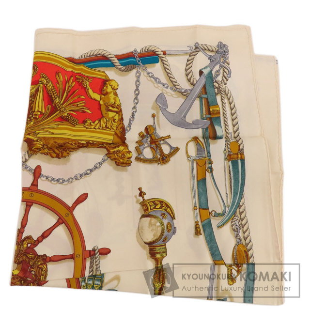 HERMES エルメス カレ90 BATEAU A VAPEUR DE JOUFFROY DABBANS 1784  