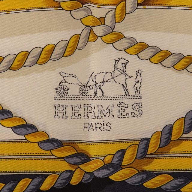 HERMES エルメス カレ90 GRANDE TENUE 馬の礼装 スカーフ シルク 