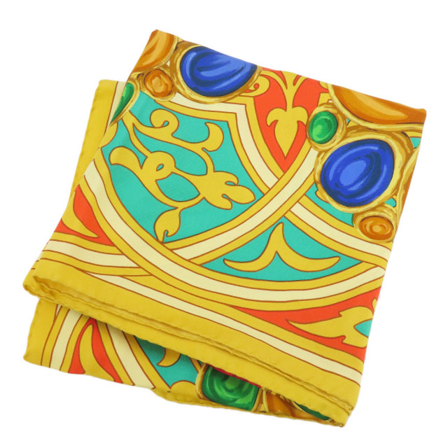 CHANEL シャネル ジュエリーモチーフ スカーフ シルク レディース 