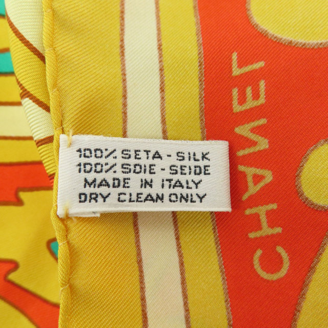 CHANEL シャネル ジュエリーモチーフ スカーフ シルク レディース 