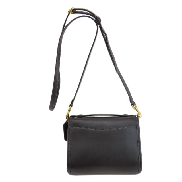 COACH コーチ 黒 レザー ショルダーバッグ 美品 コーチ レザー