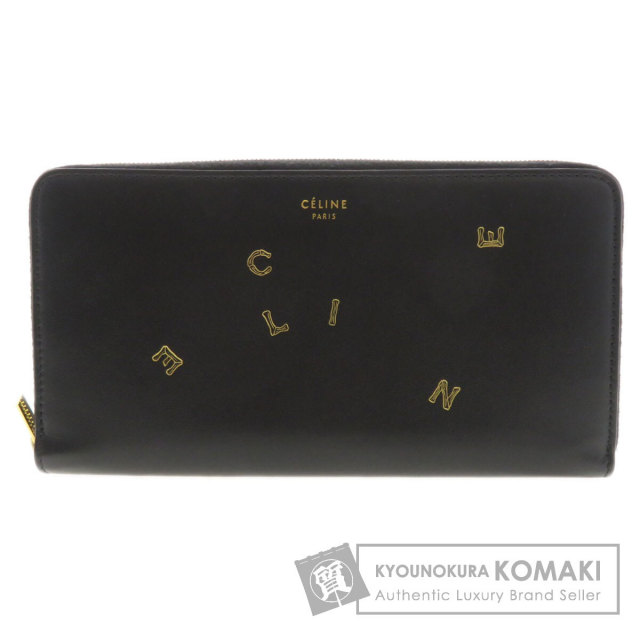 CELINE セリーヌ ロゴモチーフ 長財布（小銭入れあり） カーフ レディース