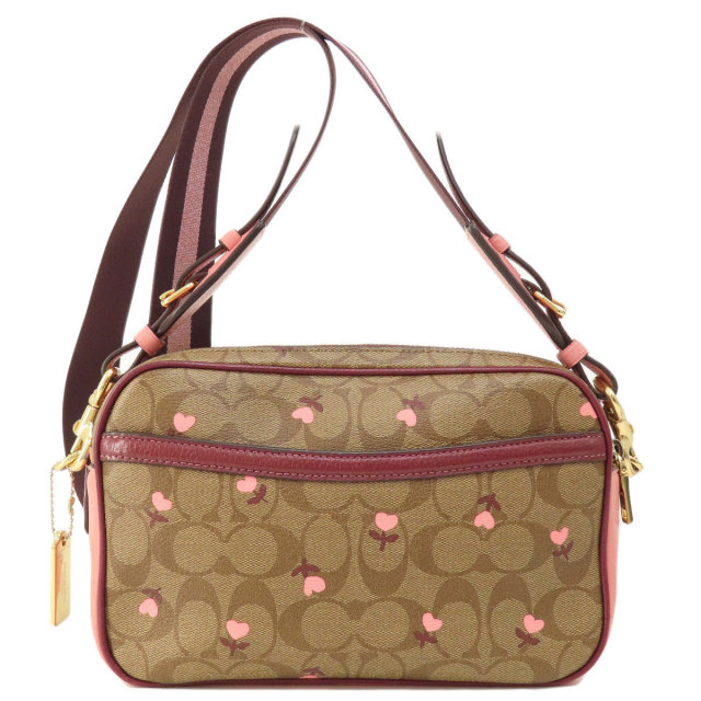 新品未使用】COACH コーチバッグ C3239 花柄 ダブルジップ ショルダー 