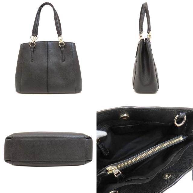 COACH コーチ F57847 ロゴ金具 2WAY ハンドバッグ レザー レディース  