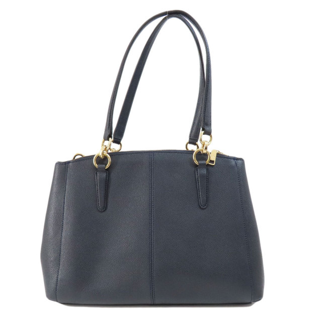 COACH コーチ F57520 ロゴ金具 2WAY トートバッグ レザー レディース