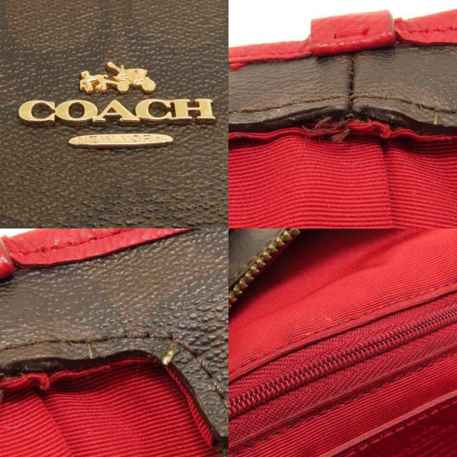 COACH コーチ F34603 シグネチャー トートバッグ PVC レディース