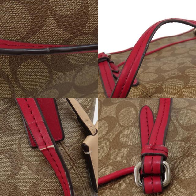 COACH コーチ F28365 シグネチャー トートバッグ PVC レディース